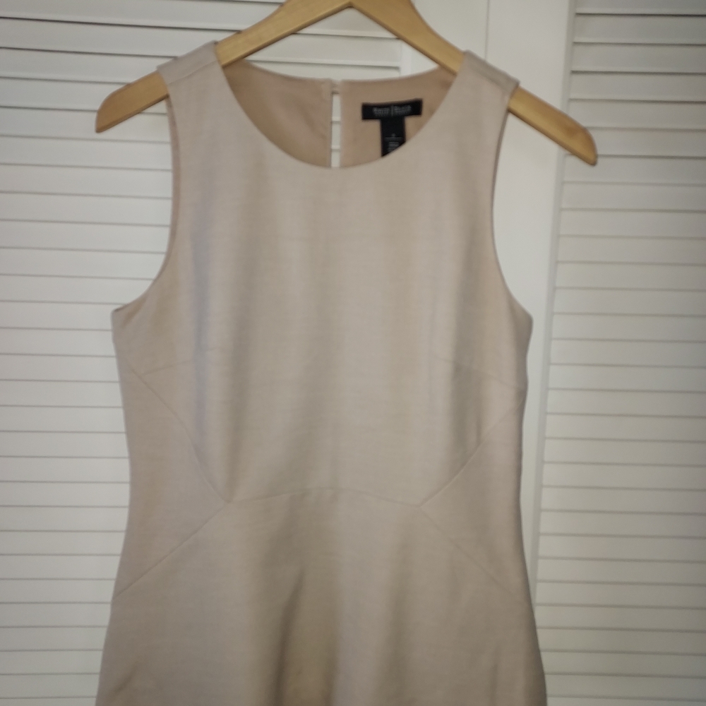White House Black Market Cream Dress